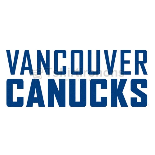 Vancouver Canucks T-shirts Iron On Transfers N363 - Click Image to Close